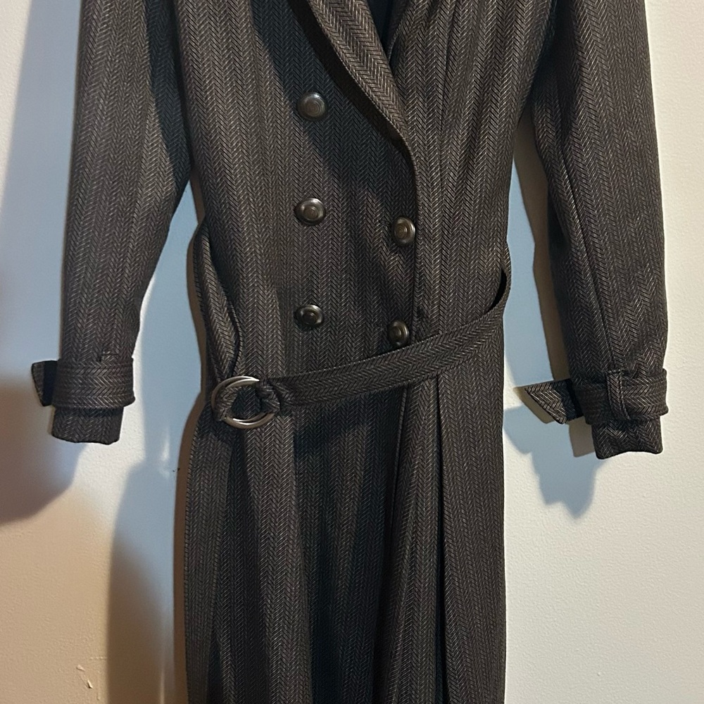 DOUBLE D RANCH Trench coat black/grey W